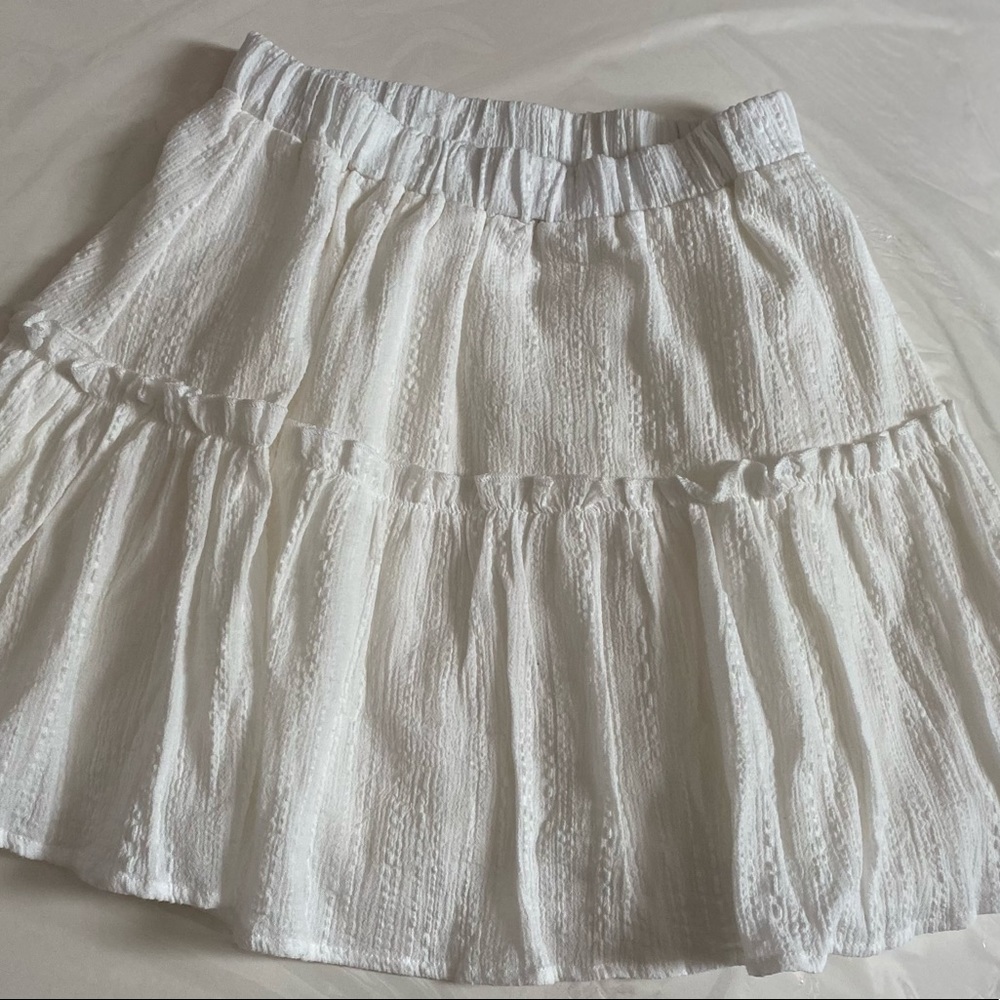 ✨SheIn Plus Frill Trim Solid Skirt✨